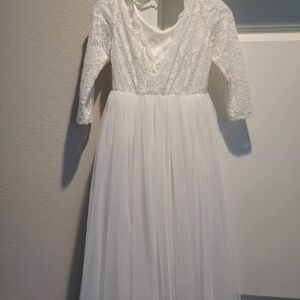 Girls 1st communion or flower girl dress